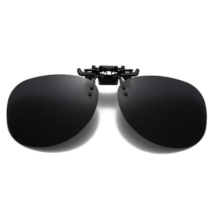 Popular Toad Mirror Sunglasses, Polarized Clip-On Night Vision Goggles for Men and Women, Flip-Up Glasses Clip-On Manufacturer Direct