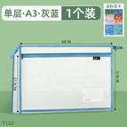 1122-a3 double layer-grey blue