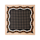 Fhz25-9556-1 khaki black dots / 65*65