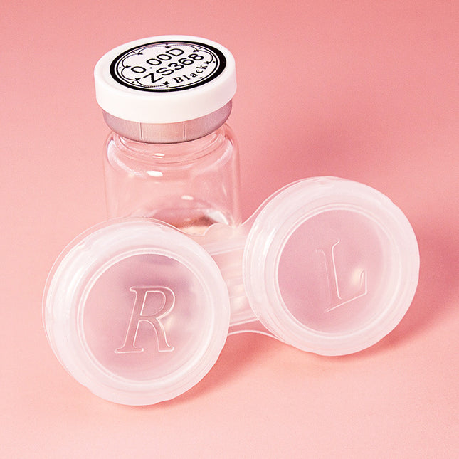 Hot Supply Candy Color Contact Lens Duo Box Transparent Contact Lens Box Replacement Companion Box Lens Care Box