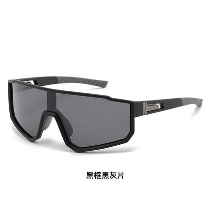 New European and American Style Large-Frame Outdoor Sports Glasses for Men and Women, Mountaineering Fashion Cycling Goggles, Sunglasses, Cycling Sunglasses