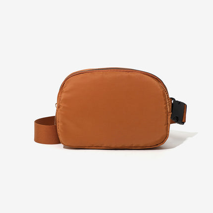 2023 new solid color waist bag ladies sports running mobile phone chest bag fashion outdoor new wallet a generation of hair