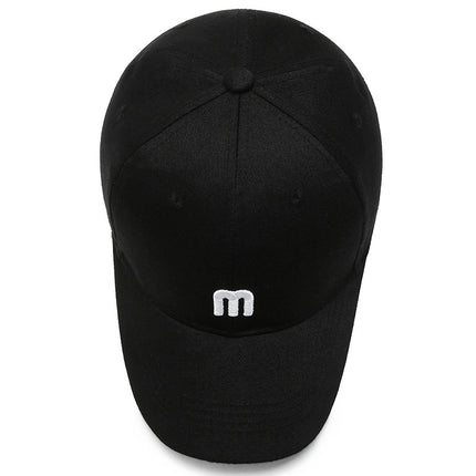Hat Women's Korean-style Casual Embroidered Small m Cap Men's Spring and Summer Outdoor Sunshade Fashion Tide Brand Baseball Cap