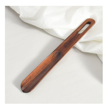 Hotel Supplies Walnut Color Solid Wood Shoe Puller Shoe Puller with Long Handle Shoe Puller Shoe Wearer Shoe Puller