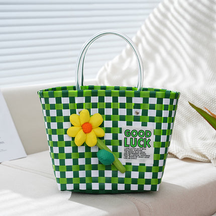 Bag woven bag handbag hand bag beach bag vegetable basket woven bag female tote bag hand gift basket wholesale