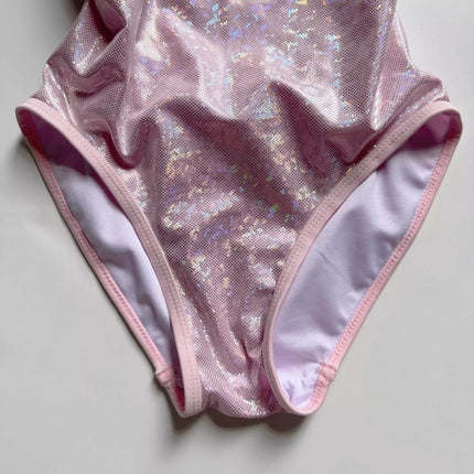 Manufacturer Wholesale New Pearl Powder Racing Swimsuit Sexy Beautiful Back Covering Belly Slimming Competitive Sports One-Piece Swimsuit for Women