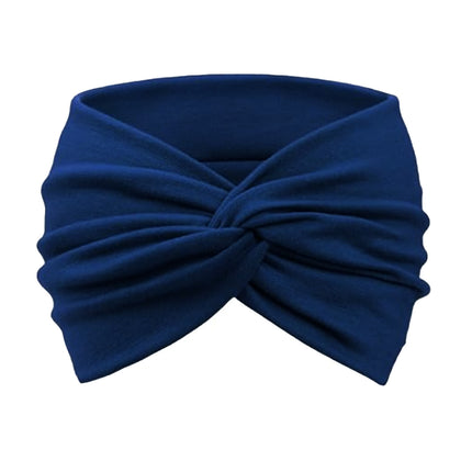 Bohemian Women Extra Wide Headband Turban Hair Bundle Non-Slip Bohemian Elastic Hairband Twist Knot Hairband Hair Accessories