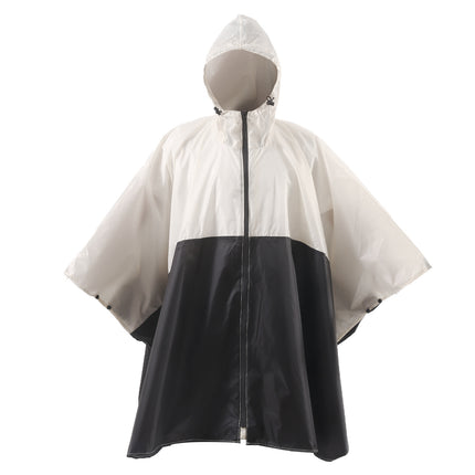 Ultra-thin outdoor cape raincoat adult zipper hiking mountaineering fishing camping poncho camouflage factory direct sales