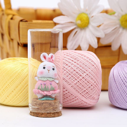 No. 10 Lace Thread Micro Hook Shuttle Weaving Handmade DIY Miniature Doll Fine Wool Crochet Ball 20g Wholesale
