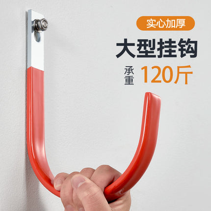 Outdoor heavy objects hanging hook wall hanging rack ladder cable water pipe hook tool hook drilling single hook