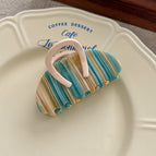 Multi-Agate Blue Bag Clamp