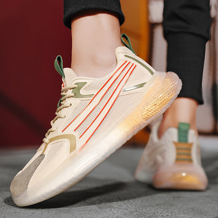 Men's Shoes New Autumn and Winter Versatile Breathable Mesh Popcorn Sneakers Trendy Casual Running Shoes for Young People