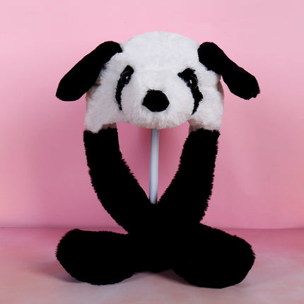 Factory direct tremolo hat ears will move cute rabbit hat net red dancing music airbag cap a generation of hair