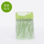 Crystal eyelash brush green (50 pieces)