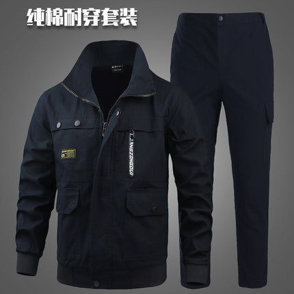 Work clothes suit men's autumn and winter welder welding camouflage clothing anti-scald wear-resistant workshop electric clothing work uniform order