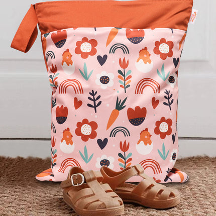 Ins Nordic Series Children's Room Kindergarten Diaper Storage Bag Dry and Wet Separation Waterproof Bag Wetbag