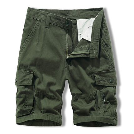 Classic Tooling Pants Amazon Summer New Tooling Shorts Men's Large Size Loose Pure Cotton Mid-length Pants Cross-border Men's Wear