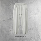 Tapered leggings - heather grey / S