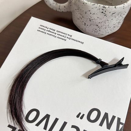 Cute Dick Hair Clip Wig Small Braid Headdress Hair Clip Female Anime Suwon Qianhe Same Style Duckbill Bangs