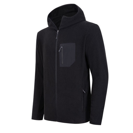 Stars with the same quality men's women's clothing 2025 spring new sports leisure middle layer hooded jacket