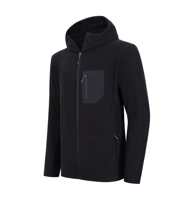 Stars with the same quality men's women's clothing 2025 spring new sports leisure middle layer hooded jacket