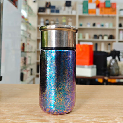 Capsule Bird's Nest Titanium Cup Women's Car Mini Insulated Cup Portable Compact 150ml Pocket Cup Pure Titanium Water Cup