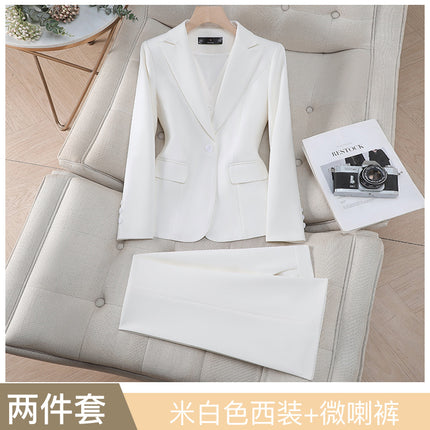 New Orange Professional Small Suit Jacket High-grade Suit suit Suit Spring and Autumn Short Skirt Small Hugh
