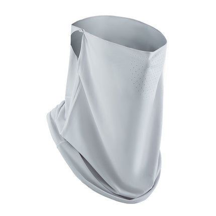 New Sunscreen Mask Ice Silk Raw Yarn Anti-ultraviolet Half-cover Breathable Comfortable Cool Long Summer Riding Mask
