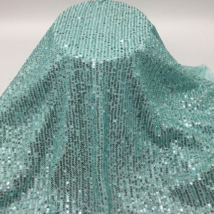 3mm straight sequins embroidered stretch mesh vertical embroidered beads fabric dress wedding dress stage clothing fabric wholesale