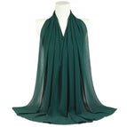 Dark green / 180*70cm (Pearl chiffon)