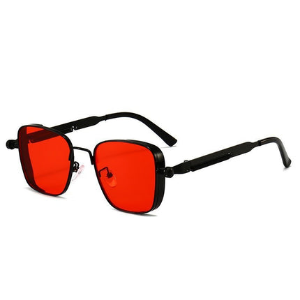 2026 New Small-Frame Retro Steampunk Style Sunglasses with a European and American Universal Personality, Steampunk Metal Sunglasses