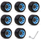 5832 pearlescent blue and black wire reel (95a) 8 pieces with wrenches