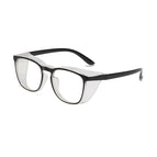 Transparent [black support] anti-fog and anti-blue light