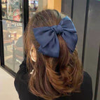 Navy blue spring clip