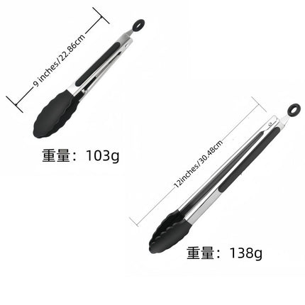Cross-border Clip Kitchen Barbecue Clip Food Clip Silicone Clip Anti-scalding Clip Bread Fried Steak Clip Barbecue Clip