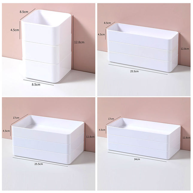 Flower Pot White Rectangular Succulent Plant Small Plastic Balcony Seedling Pot Square Pot Narrow Long Vegetable Planting Pot