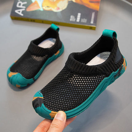 Boys Sports Shoes Mesh Breathable Mesh Shoes Explosions 2023 Spring and Autumn New 3-6-12 Years Old Children's Running Shoes Ultra Light