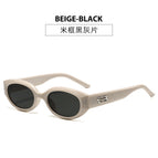 Off-white frame black and gray film