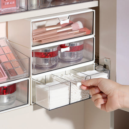 Mirror Cabinet Storage Box Drawer Cosmetic Mask Lipstick Storage Rack Desktop Toilet Bathroom Washstand Fit Box