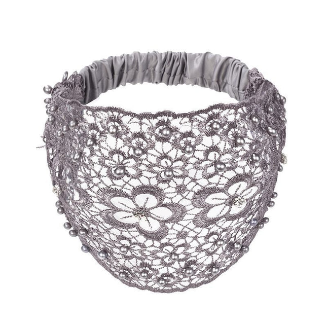 Cross-border Explosions Hollow Hair Band Nail Beads Shake Voice Internet Celebrity Wide-brim Pressing Hair Covering White Hair Headband Female Headwear Headband Hair Band