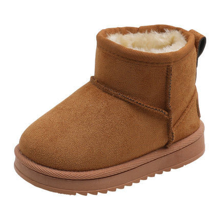 Children's Snow Boots Winter New fleece-lined Thickened Winter Boots Girls Soft Sole Cotton Boots Boys Baby Cotton Shoes