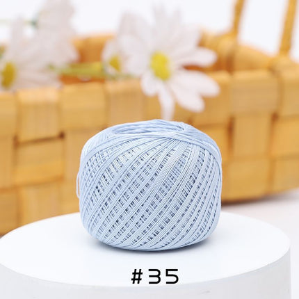 No. 10 Lace Thread Micro Hook Shuttle Weaving Handmade DIY Miniature Doll Fine Wool Crochet Ball 20g Wholesale