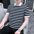 206 blue and white stripes / M