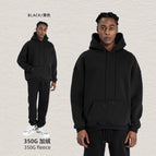 Sweatshirt (hooded style)-black / S