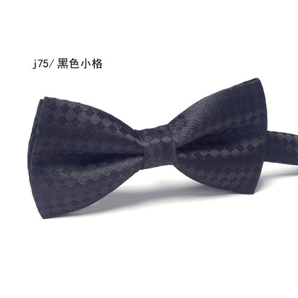 Bow Tie Men's Wedding Groom Best Man Formal Shirt Performance Brother Group Pattern Bow Tie Wedding Trendy Dress