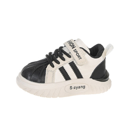 Autumn 2025 New Children's Leather Soft-soled sneaker All-match Casual Board Shoes for Boys and Girls sneaker