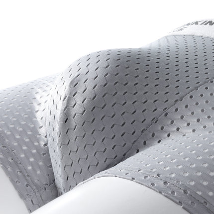 Hello Ice Silk Men's Underwear Skin-Friendly Breathable Mesh Quick-Drying Boxer Briefs Antibacterial Crotch Youth Boxer Shorts