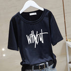 Pull frame black round neck WT / M