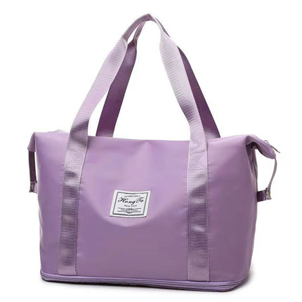 Travel Bag Women's Dry and Wet Separate Sports Shoulder Bag Foldable Storage Bag Gym Bag Men's Waterproof Luggage Bag
