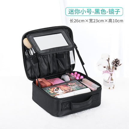 Detachable partition portable cosmetic bag small size portable South Korea simple cosmetic storage bag travel heel makeup Net Red